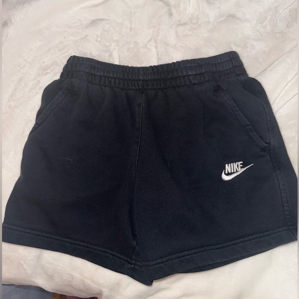 Black Nike sweat shorts